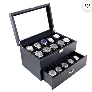 Leather watch box-BRAND NEW